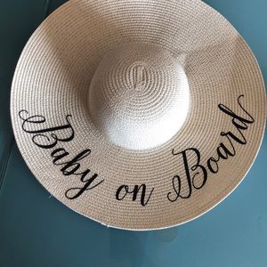 Baby on board hat